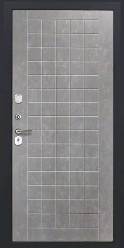 Входная дверь ДвериПРО Квадро ФЛ-256 (10мм, бетон пепельный) DPRO220543 внутренняя сторона